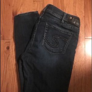 Silver Jeggings Size 30x29